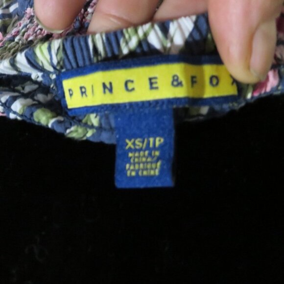 BOGO Prince & Fox Dress Floral Mini dress sundress XS or XSP Petite flowy - Picture 4 of 8